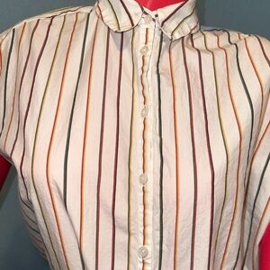 Madewell Multicolor Striped Button Down Shirt